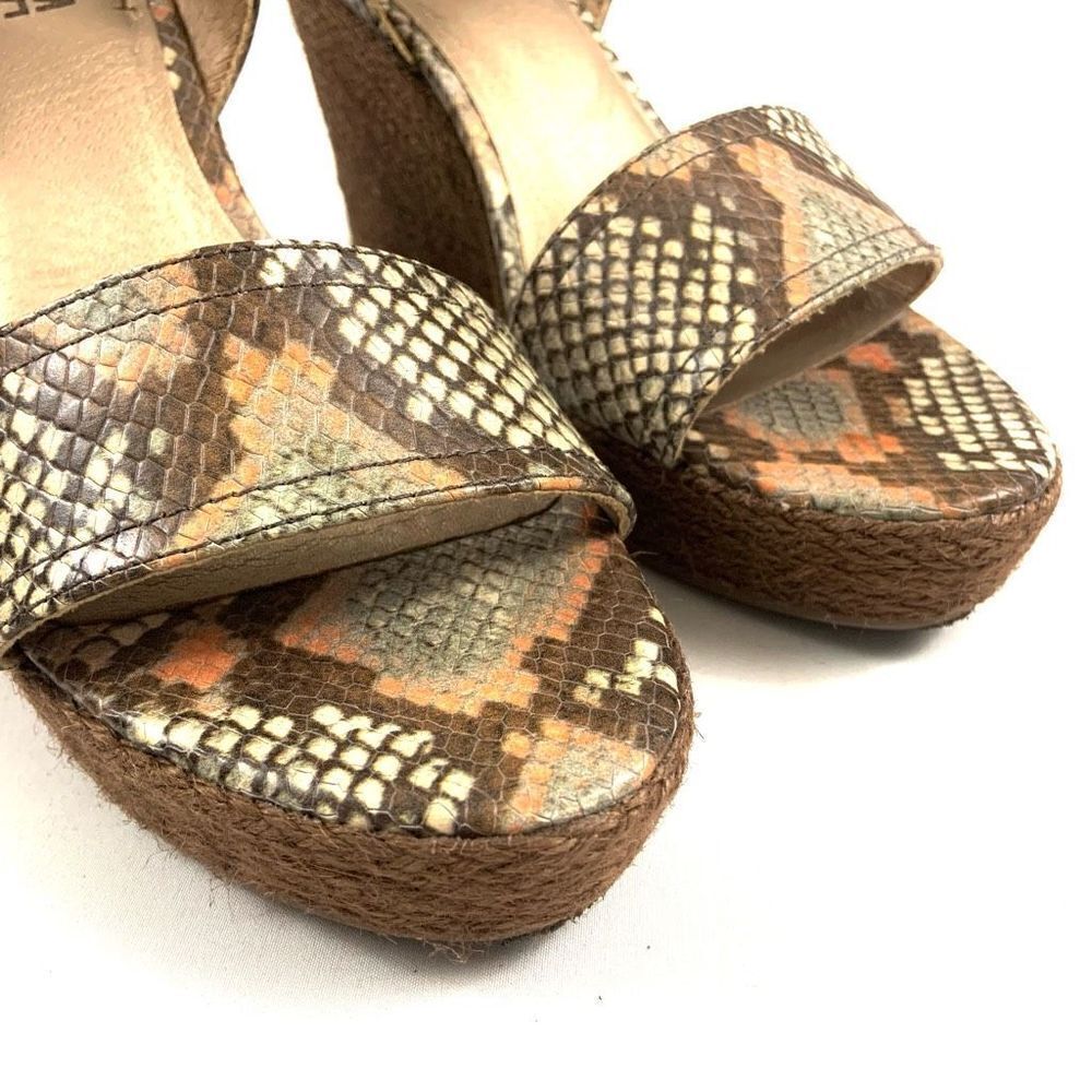 LUCCA LANE Leather Ankle Espadrilles - Picture 3 of 9